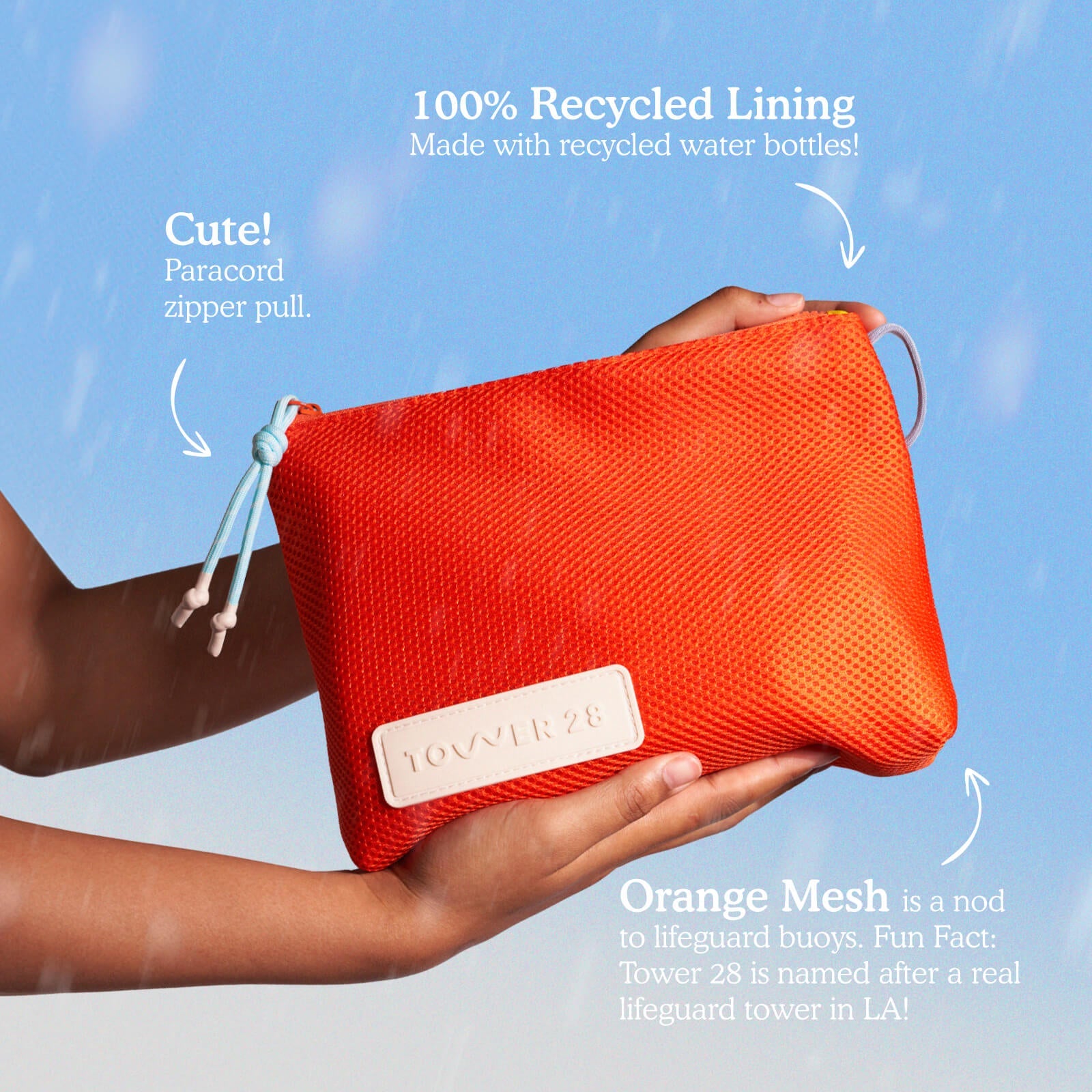 Tower 28 SOS (Store. Our. Stuff.) Makeup Bag
